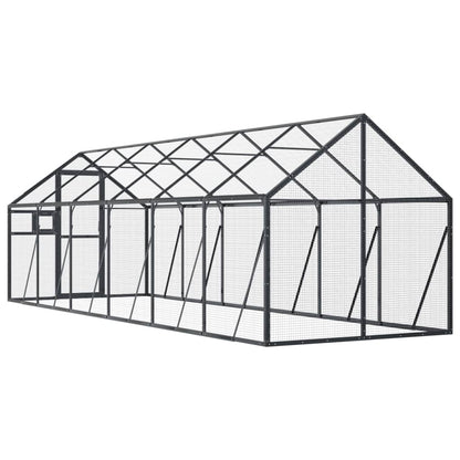 Voliere 1,79X6X1,85 M Aluminium