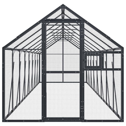 Voliere 1,79X8X1,85 M Aluminium