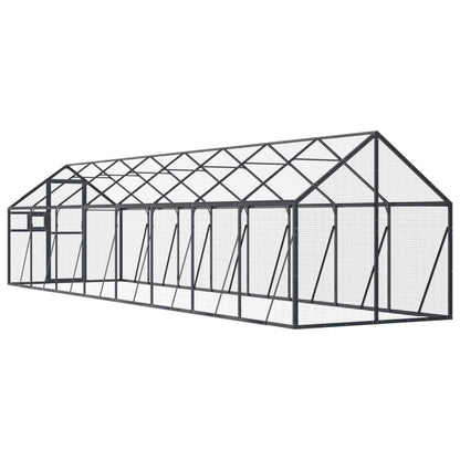 Voliere 1,79X8X1,85 M Aluminium