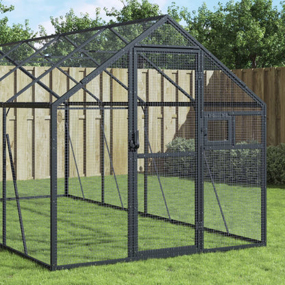 Voliere 1,79X8X1,85 M Aluminium