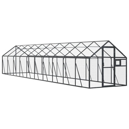 Voliere 1,79X10X1,85 M Aluminium