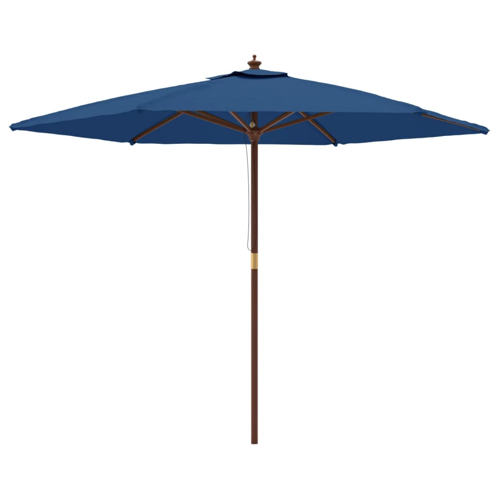 Sonnenschirm Mit Holzmast Azur 299X240 Cm