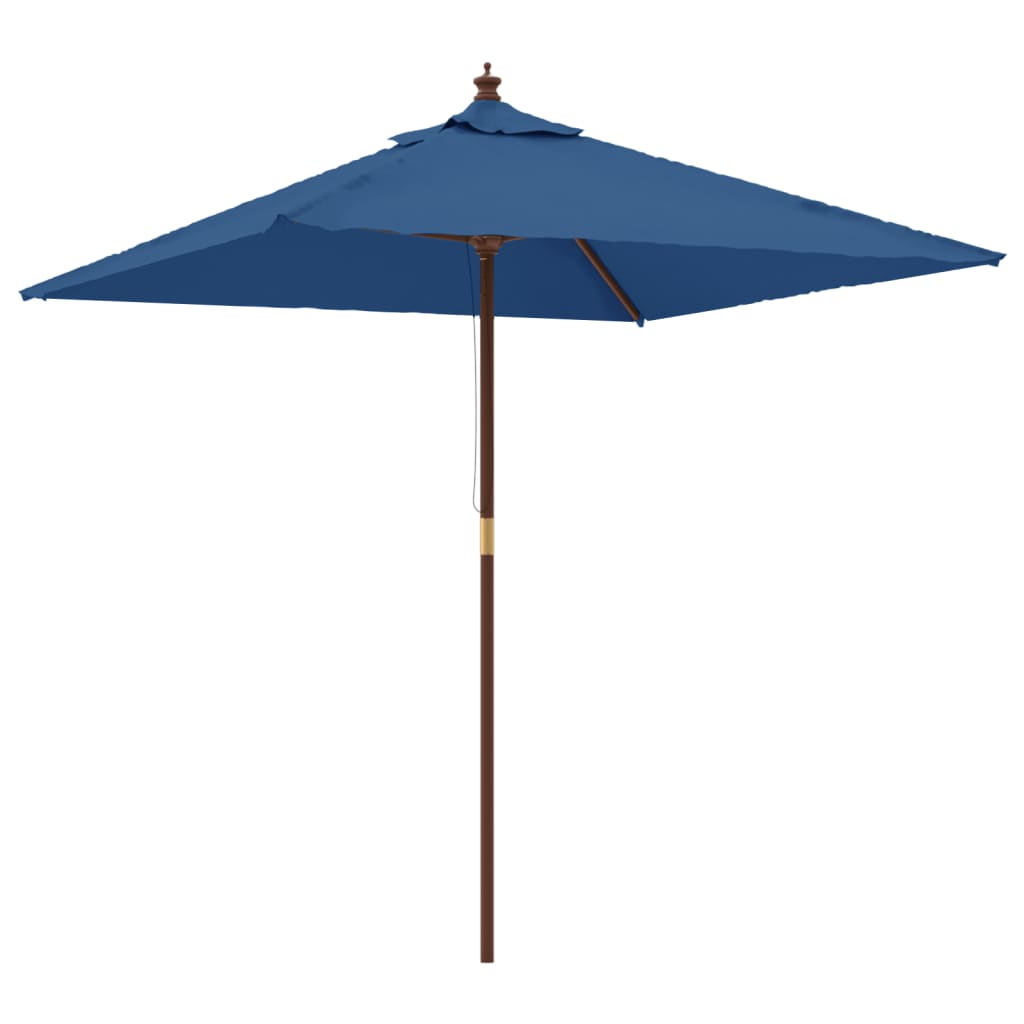 Sonnenschirm Mit Holzmast Azur 198X198X231 Cm