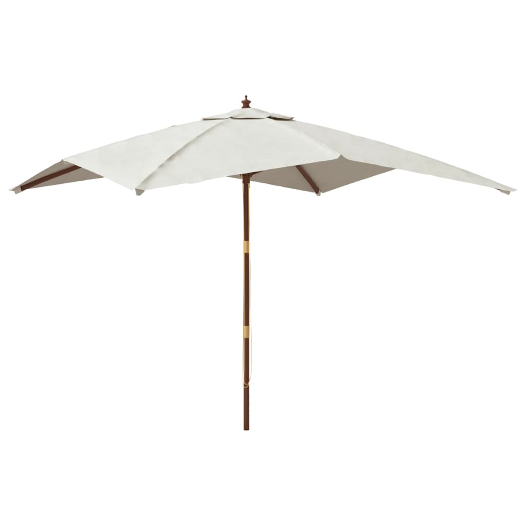 Sonnenschirm Mit Holzmast N 300X300X273 Cm