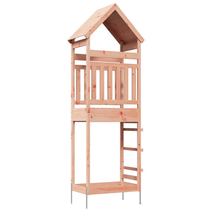 Outdoor-Spielturm Natur Massives Douglasienholz