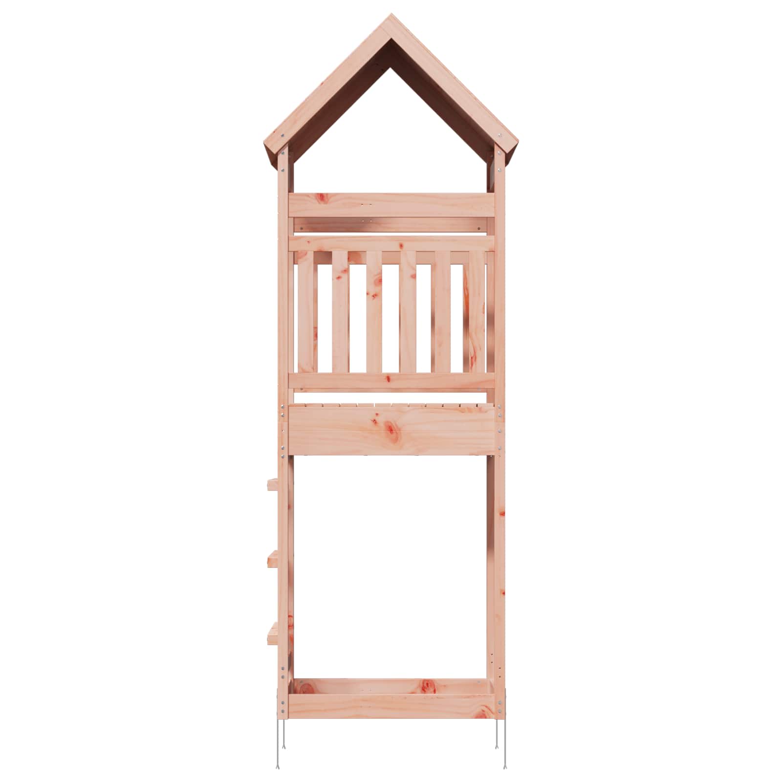 Outdoor-Spielturm Natur Massives Douglasienholz