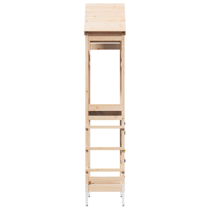 Outdoor-Spielturm Natur 53 X 85 X 264 Cm Massives Kiefernholz