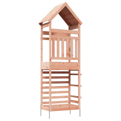 Outdoor-Spielturm Natur Massives Douglasienholz