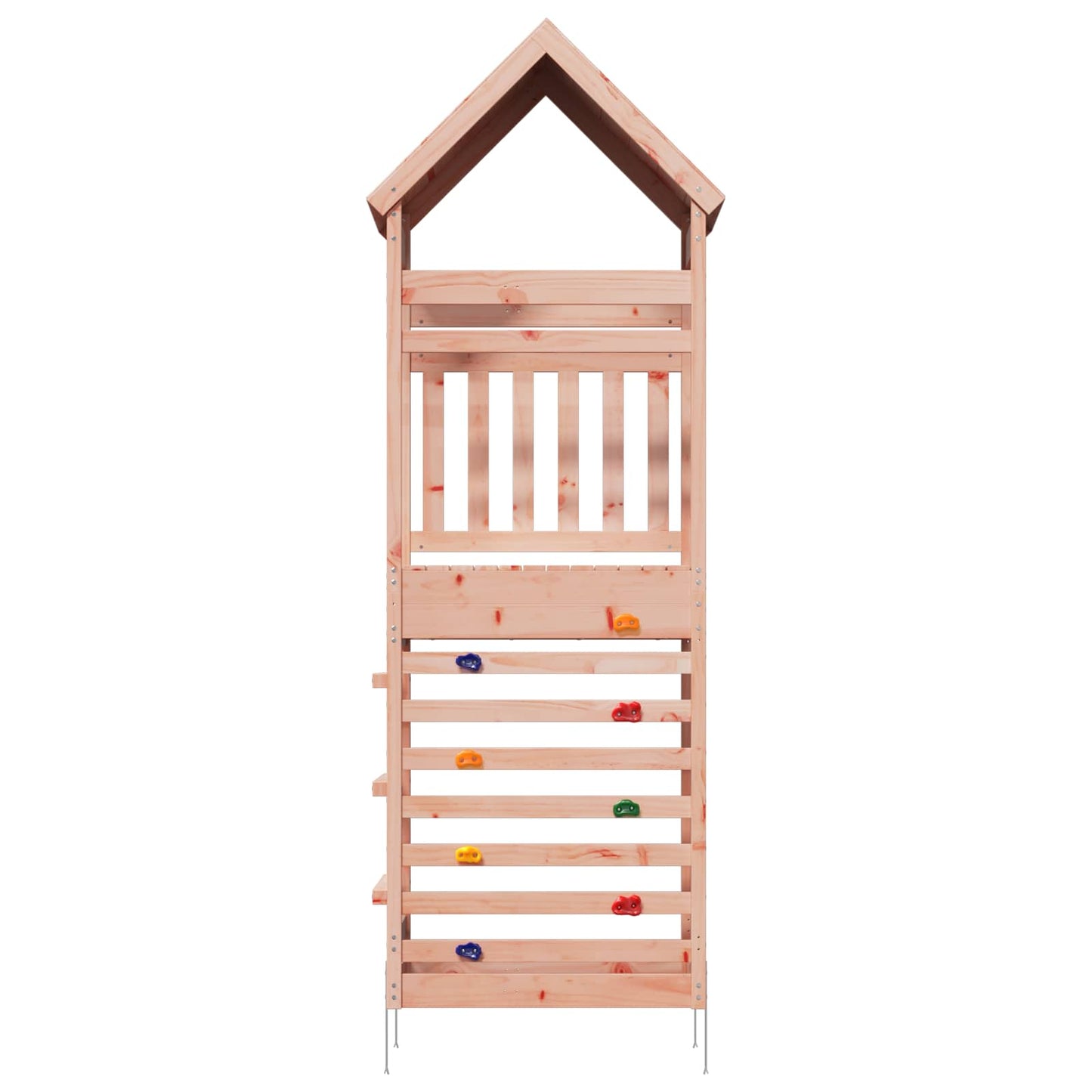 Outdoor-Spielturm Natur Massives Douglasienholz