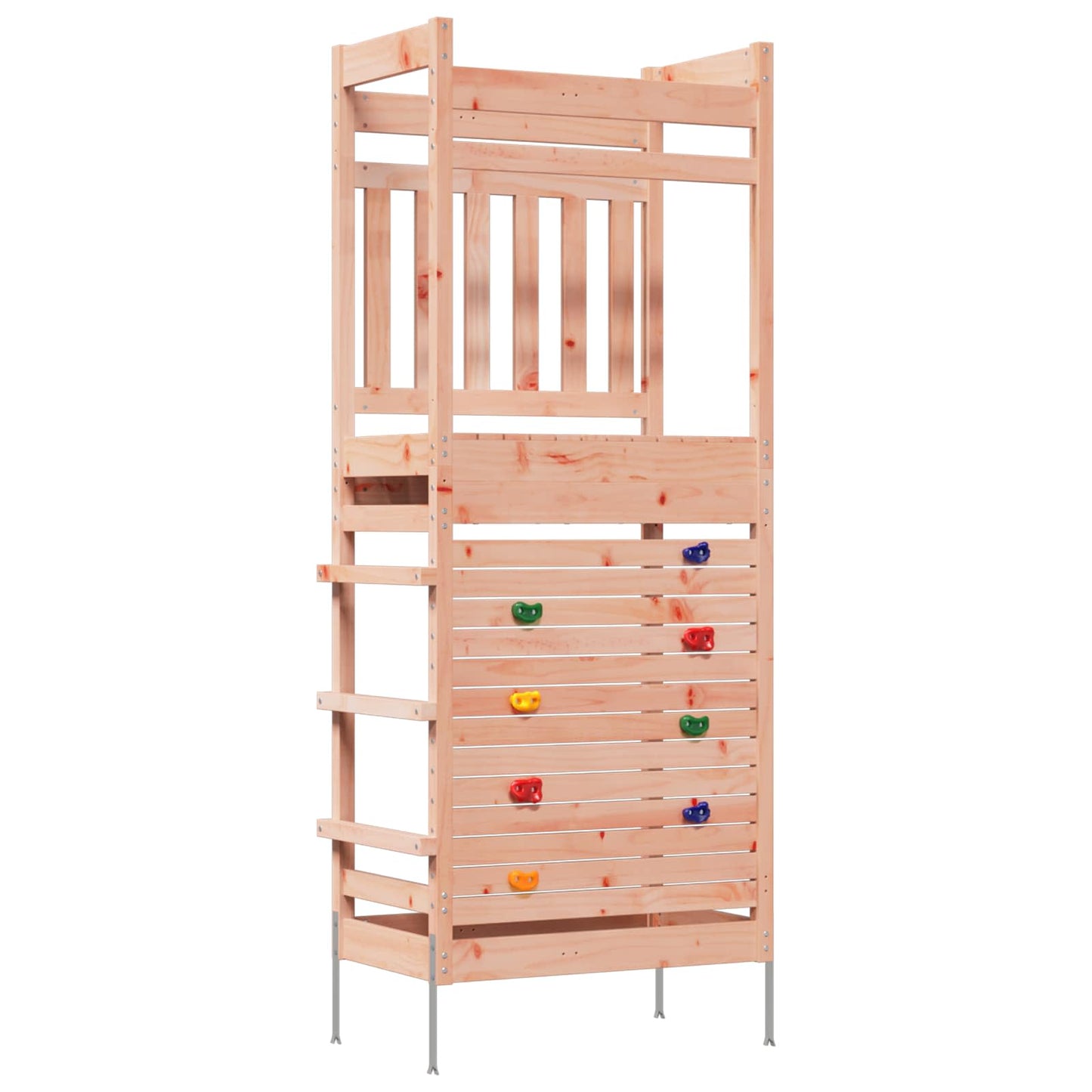 Outdoor-Spielturm Natur Massives Douglasienholz