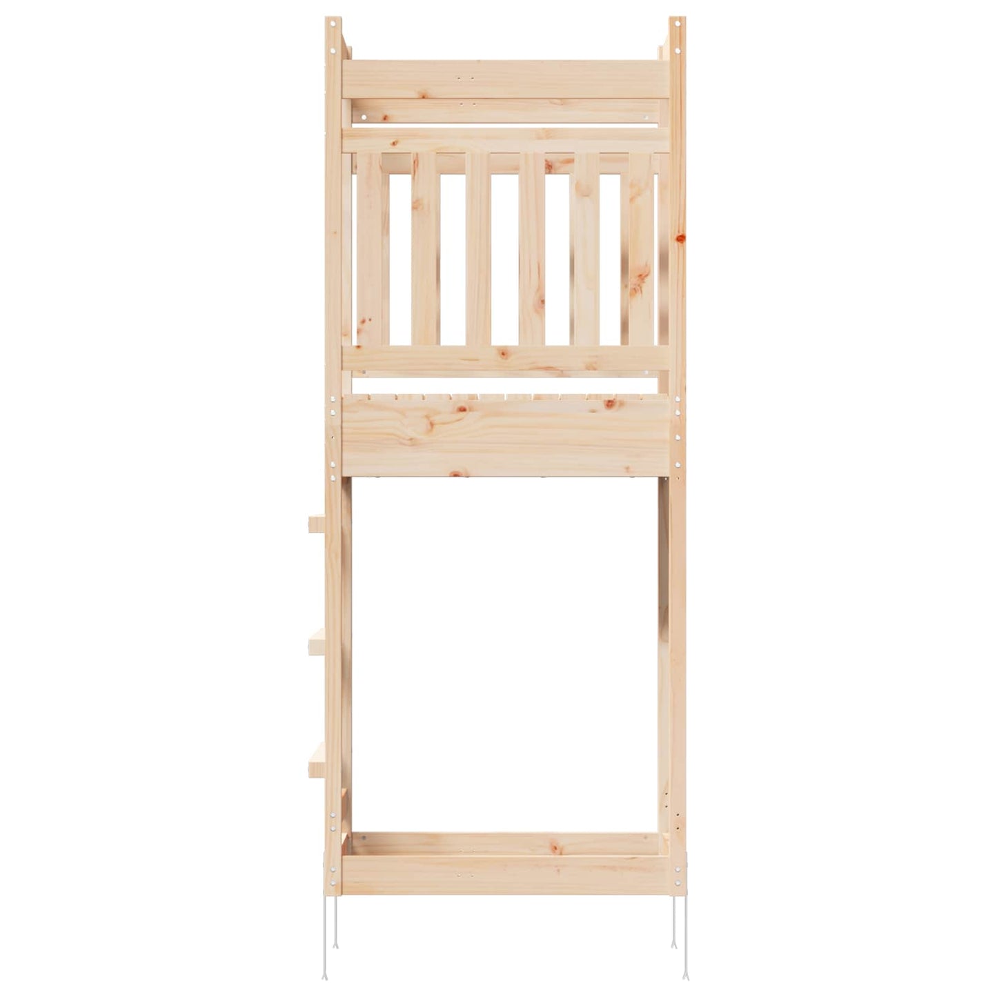 Outdoor-Spielturm Natur 85 X 53 X 207 Cm Massives Kiefernholz