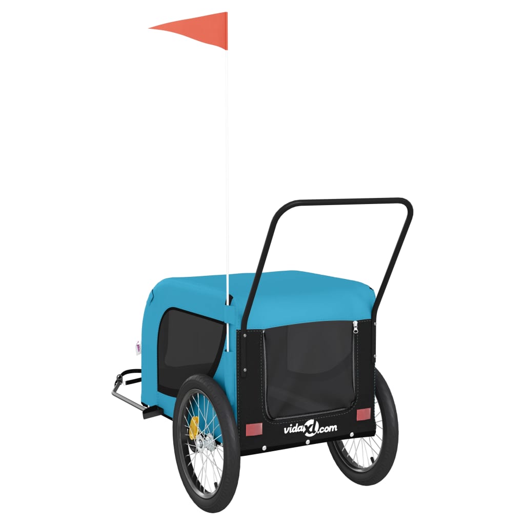 Fahrradanhänger Hunde Oxford-Gewebe & Eisen