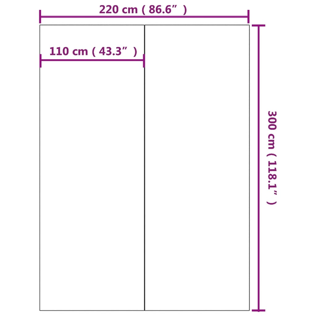 Pool-Bodentuch 300X220 Cm Polyester Geotextil