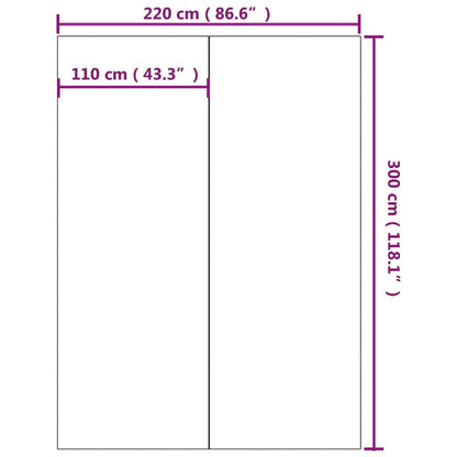 Pool-Bodentuch 300X220 Cm Polyester Geotextil