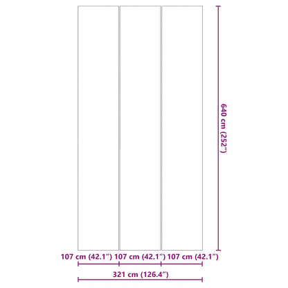 Pool-Bodentuch 640X321 Cm Polyester Geotextil