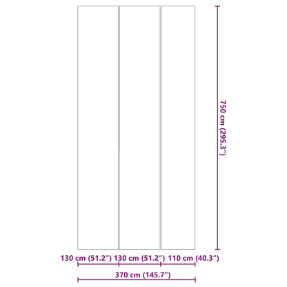 Pool-Bodentuch 750X370 Cm Polyester Geotextil