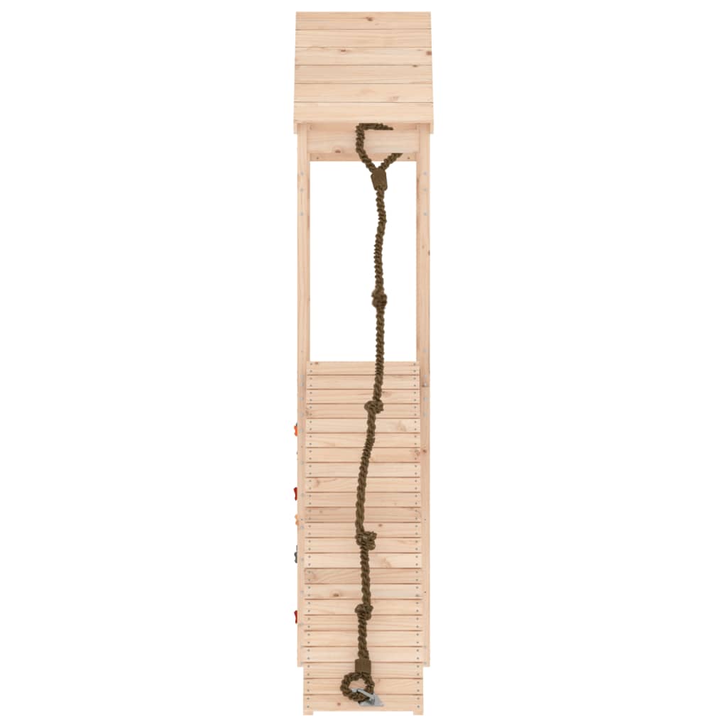 Spielturm Mit Kletterwand Massivholz Kiefer