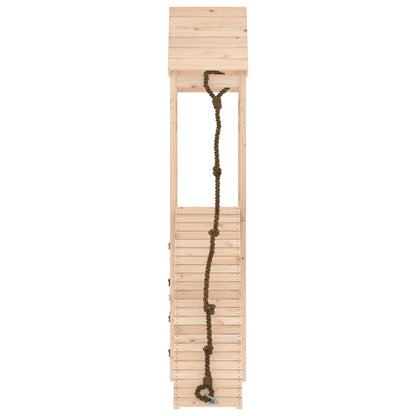 Spielturm Mit Kletterwand Massivholz Kiefer