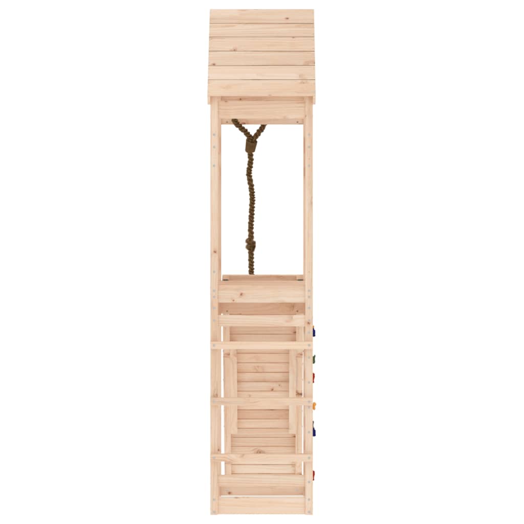 Spielturm Mit Kletterwand Massivholz Kiefer