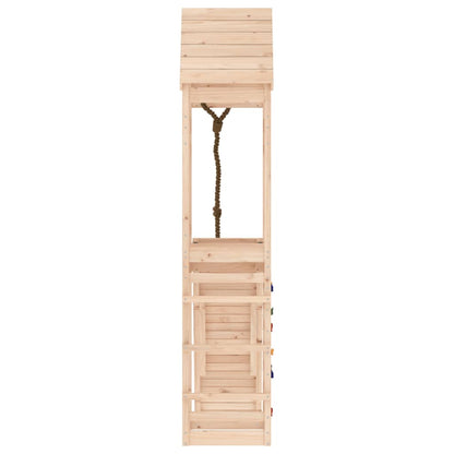 Spielturm Mit Kletterwand Massivholz Kiefer