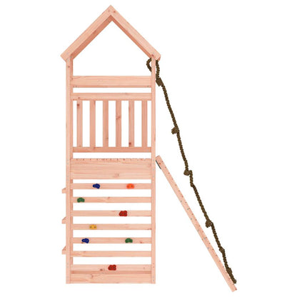 Spielturm Mit Kletterwand Massivholz Douglasie
