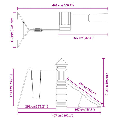 Spielturm Imprägniertes Kiefernholz