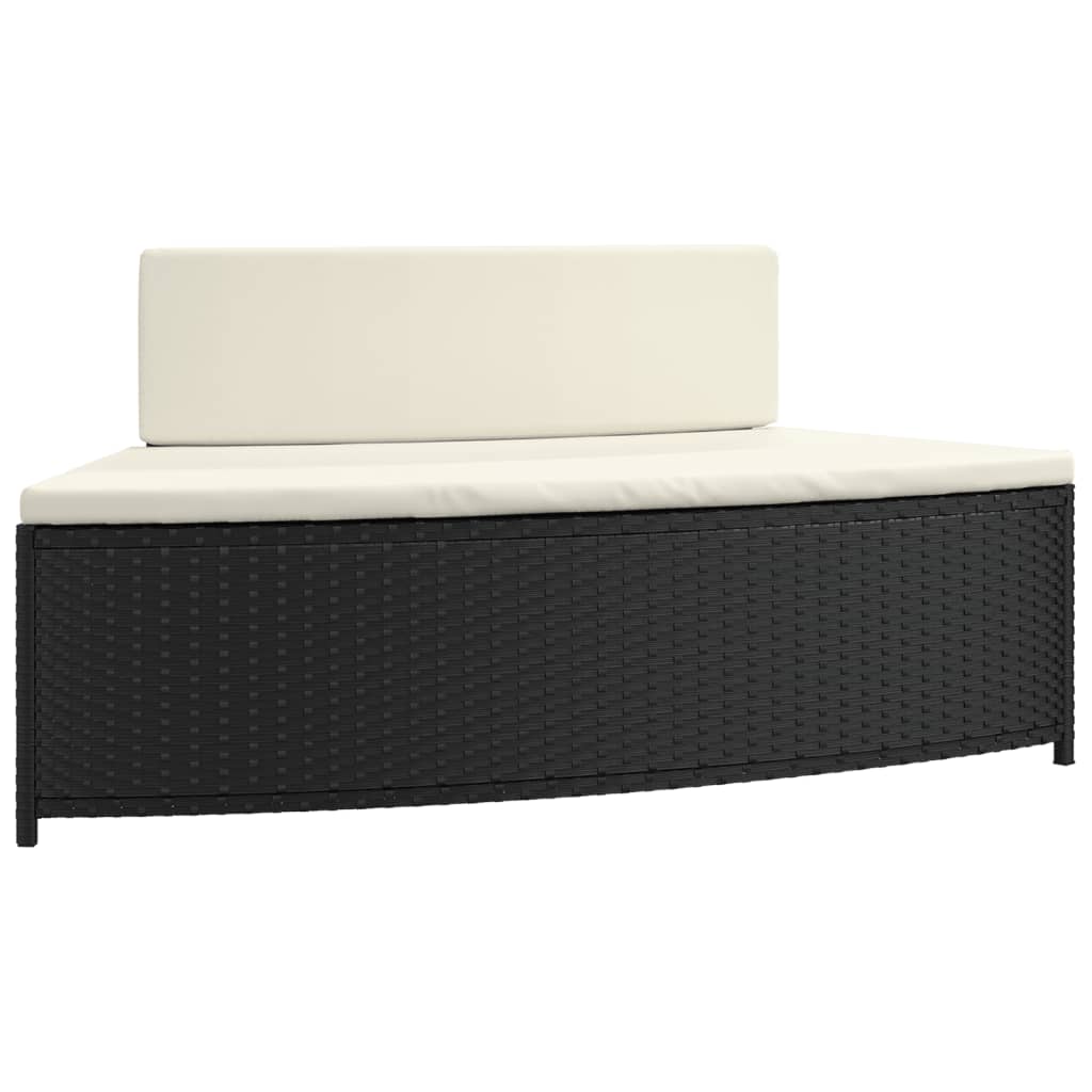 Whirlpool-Umrandung Poly-Rattan Und Massivholz Akazie