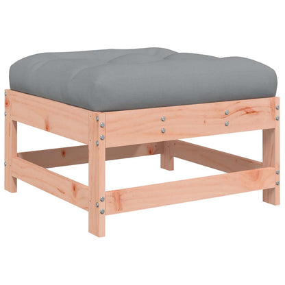 3-Tlg. Garten-Lounge-Set Mit Kissen Massivholz Douglasie