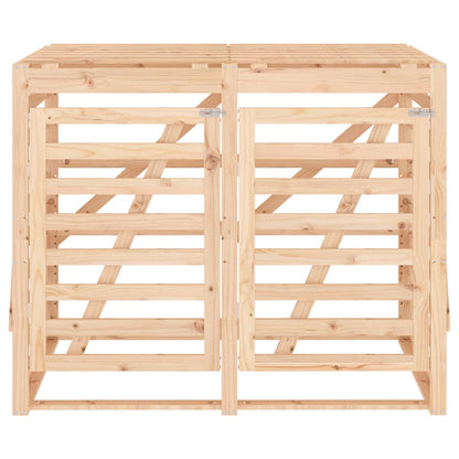 Mülltonnenbox Für 2 Tonnen Massivholz Kiefer