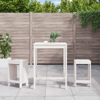 3-Tlg. Gartenbar-Set Massivholz Douglasie
