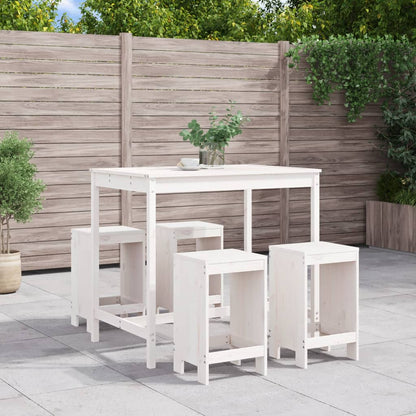 5-Tlg. Gartenbar-Set Massivholz Douglasie