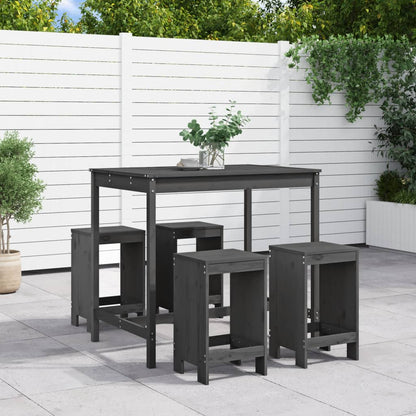5-Tlg. Gartenbar-Set Massivholz Douglasie