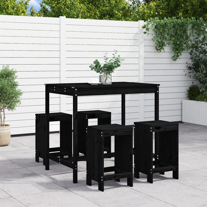 5-Tlg. Gartenbar-Set Massivholz Douglasie