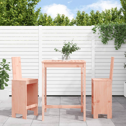 3-Tlg. Gartenbar-Set Massivholz Douglasie