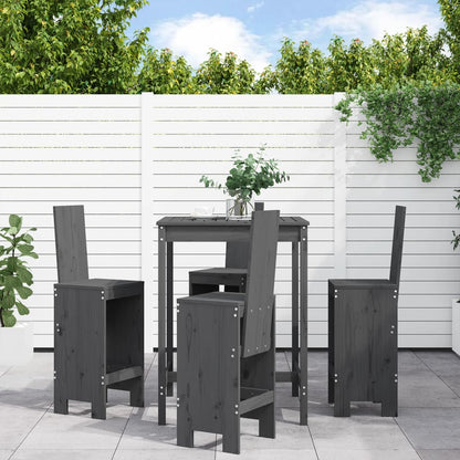 5-Tlg. Gartenbar-Set Massivholz Douglasie