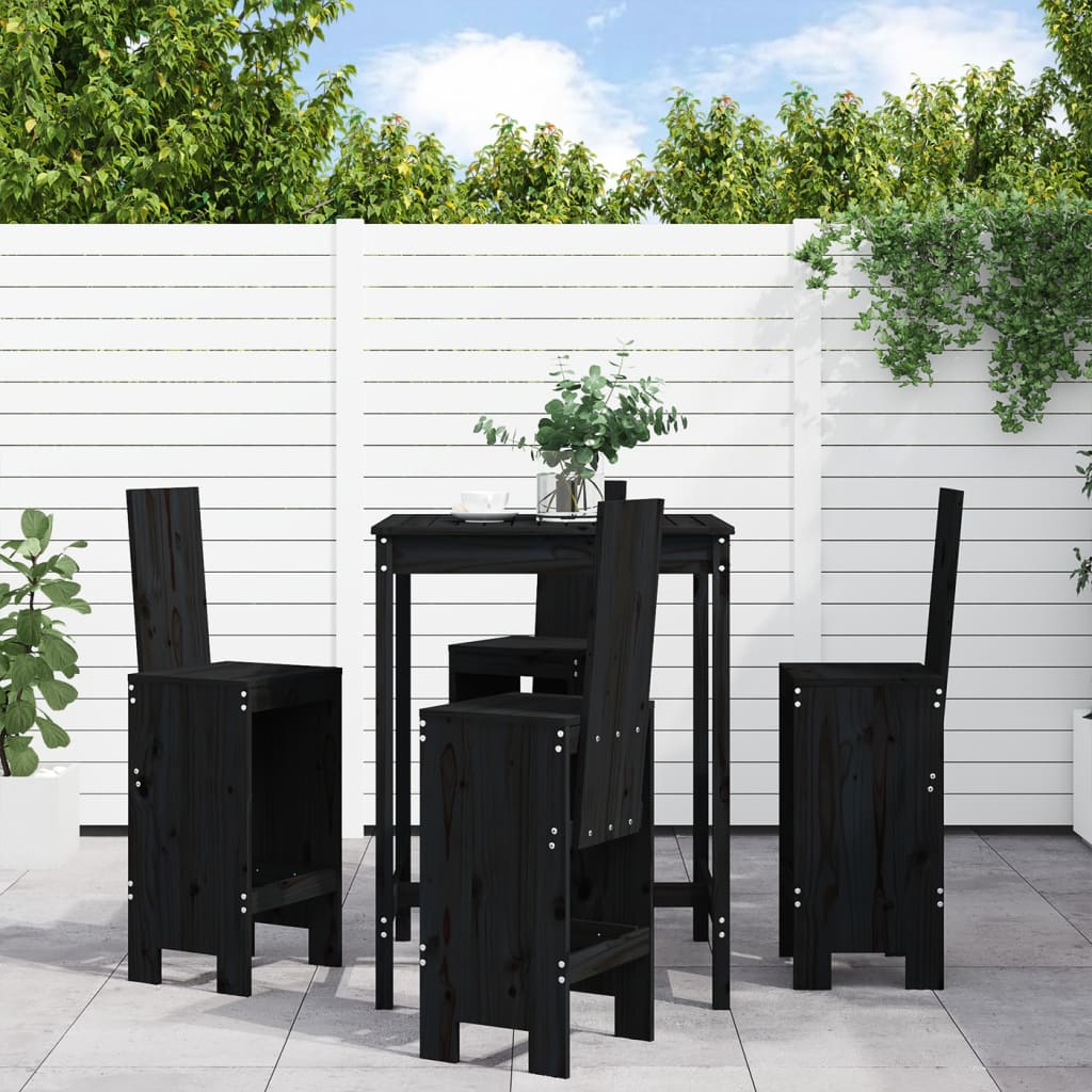 5-Tlg. Gartenbar-Set Massivholz Douglasie