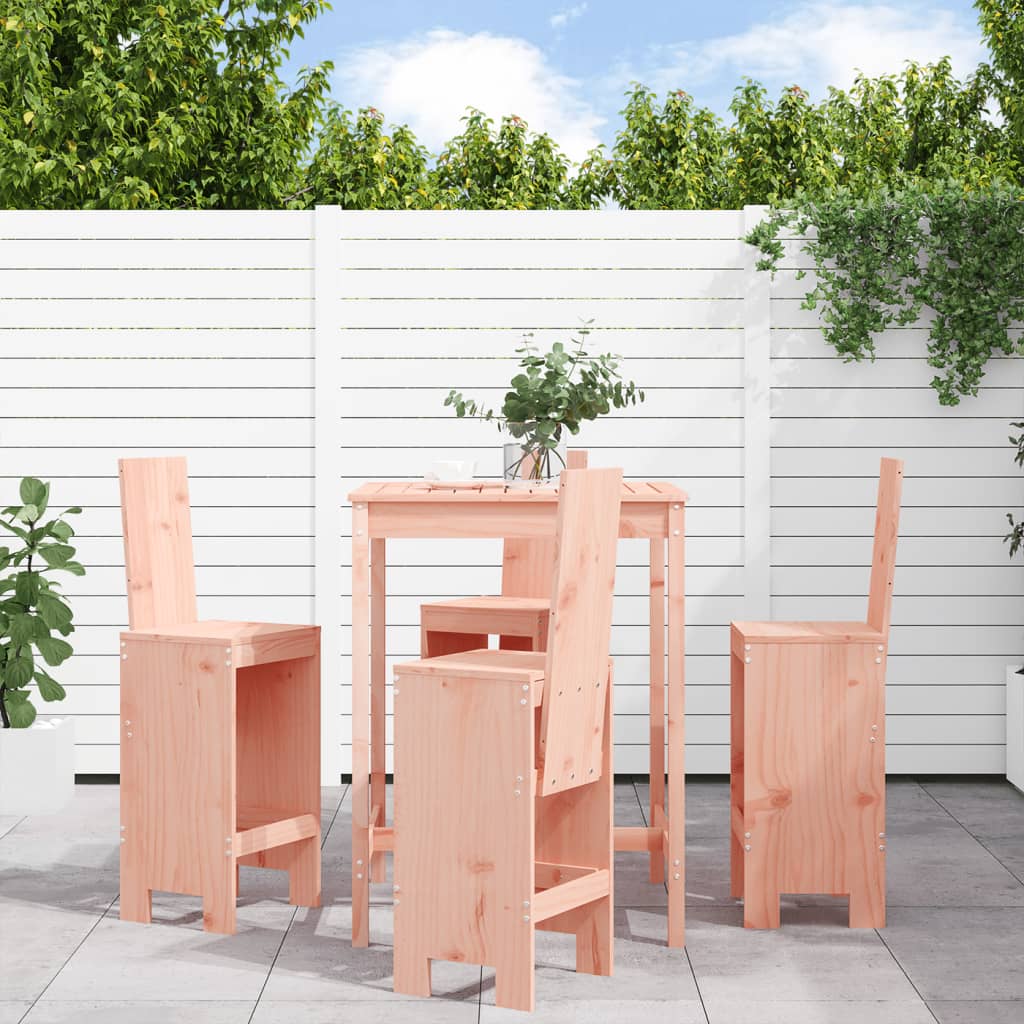 5-Tlg. Gartenbar-Set Massivholz Douglasie