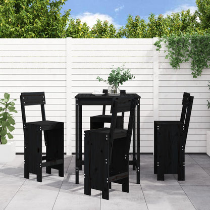 5-Tlg. Gartenbar-Set Massivholz Douglasie