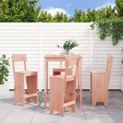 5-Tlg. Gartenbar-Set Massivholz Douglasie