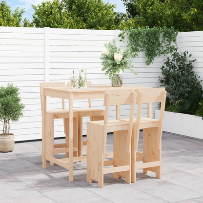 5-Tlg. Gartenbar-Set Massivholz Douglasie