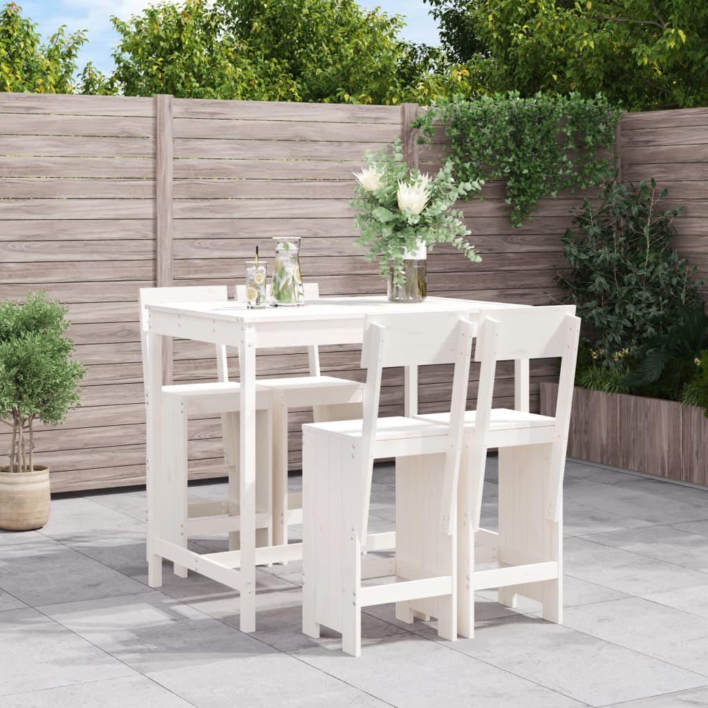 5-Tlg. Gartenbar-Set Massivholz Douglasie
