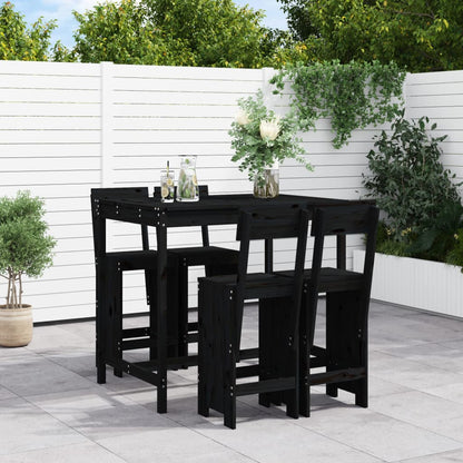 5-Tlg. Gartenbar-Set Massivholz Douglasie