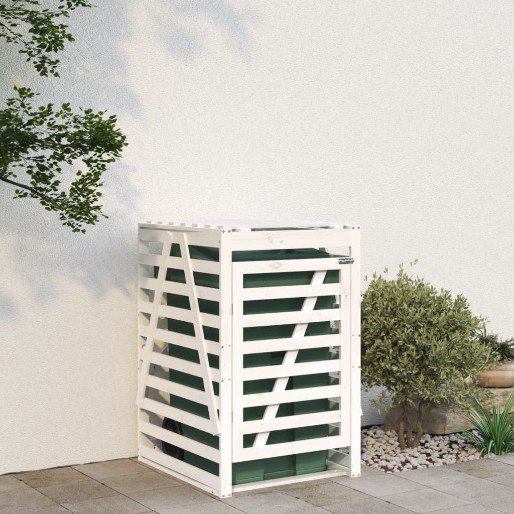 Erweiterung Für Mülltonnenbox Honigbraun Massivholz Kiefer