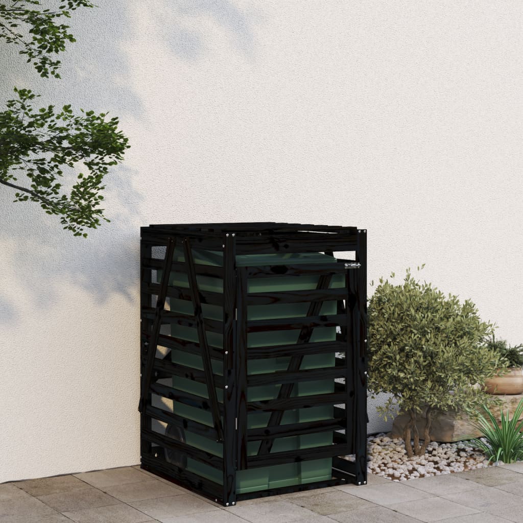 Erweiterung Für Mülltonnenbox Honigbraun Massivholz Kiefer