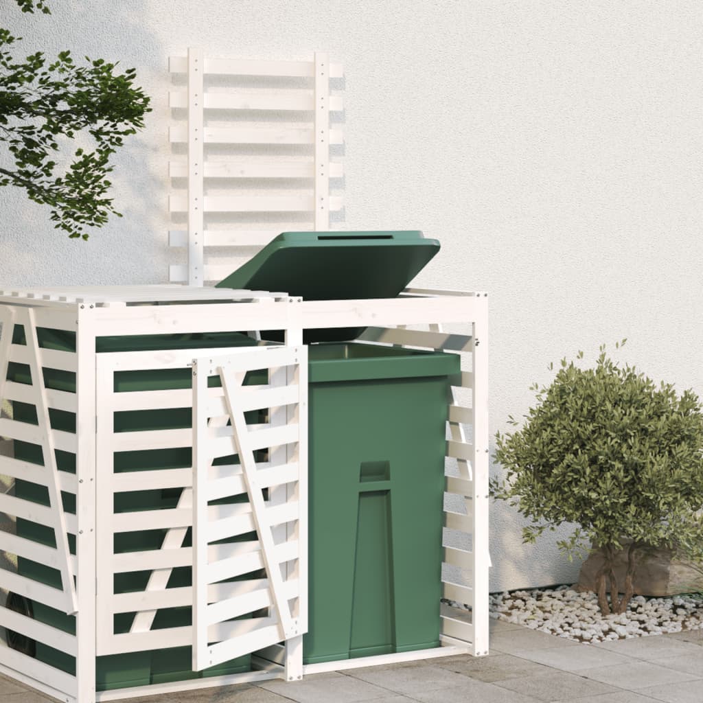 Erweiterung Für Mülltonnenbox Honigbraun Massivholz Kiefer