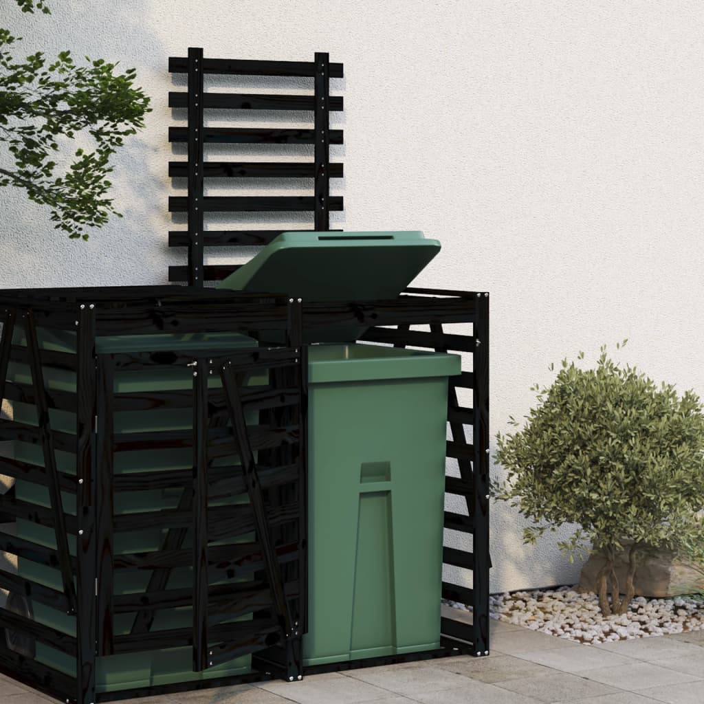 Erweiterung Für Mülltonnenbox Honigbraun Massivholz Kiefer