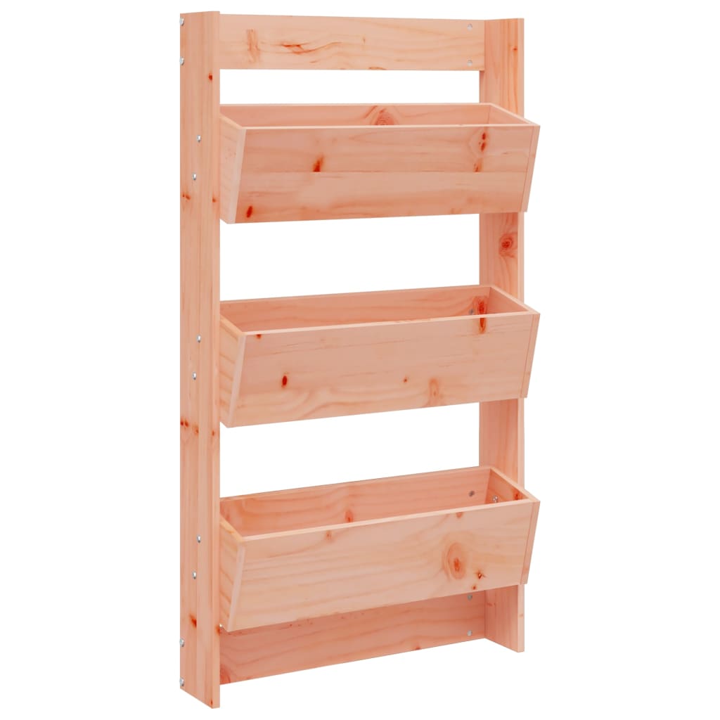 Wand-Pflanzkübel 3 Fächer 60X18,5X110 Cm Massivholz Douglasie