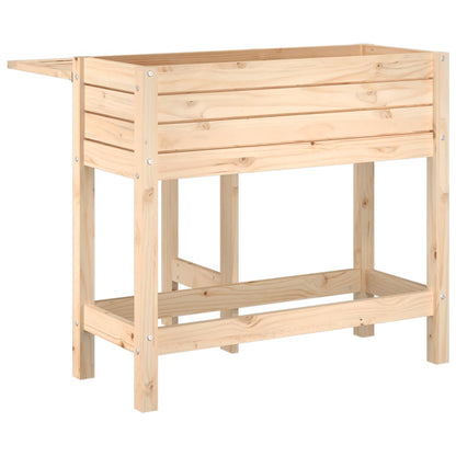 Pflanzkübel Mit Klapptisch Massivholz Kiefer