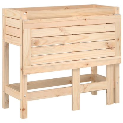 Pflanzkübel Mit Klapptisch Massivholz Kiefer