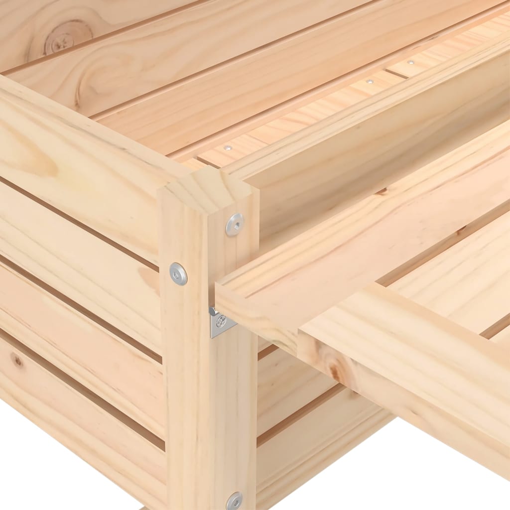 Pflanzkübel Mit Klapptisch Massivholz Kiefer